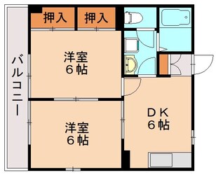 エスポワール築城Bの物件間取画像